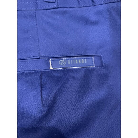 Gitano 1980’s Vintage Bright Blue High Waisted Pants Size 18 - Picture 6 of 8